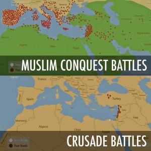 Muslim-conquest-v-Crusade-battles
